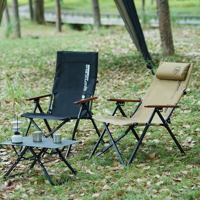 Outdoor Furniture Used - Складное кресло-шезлонг с высокой спинкой для