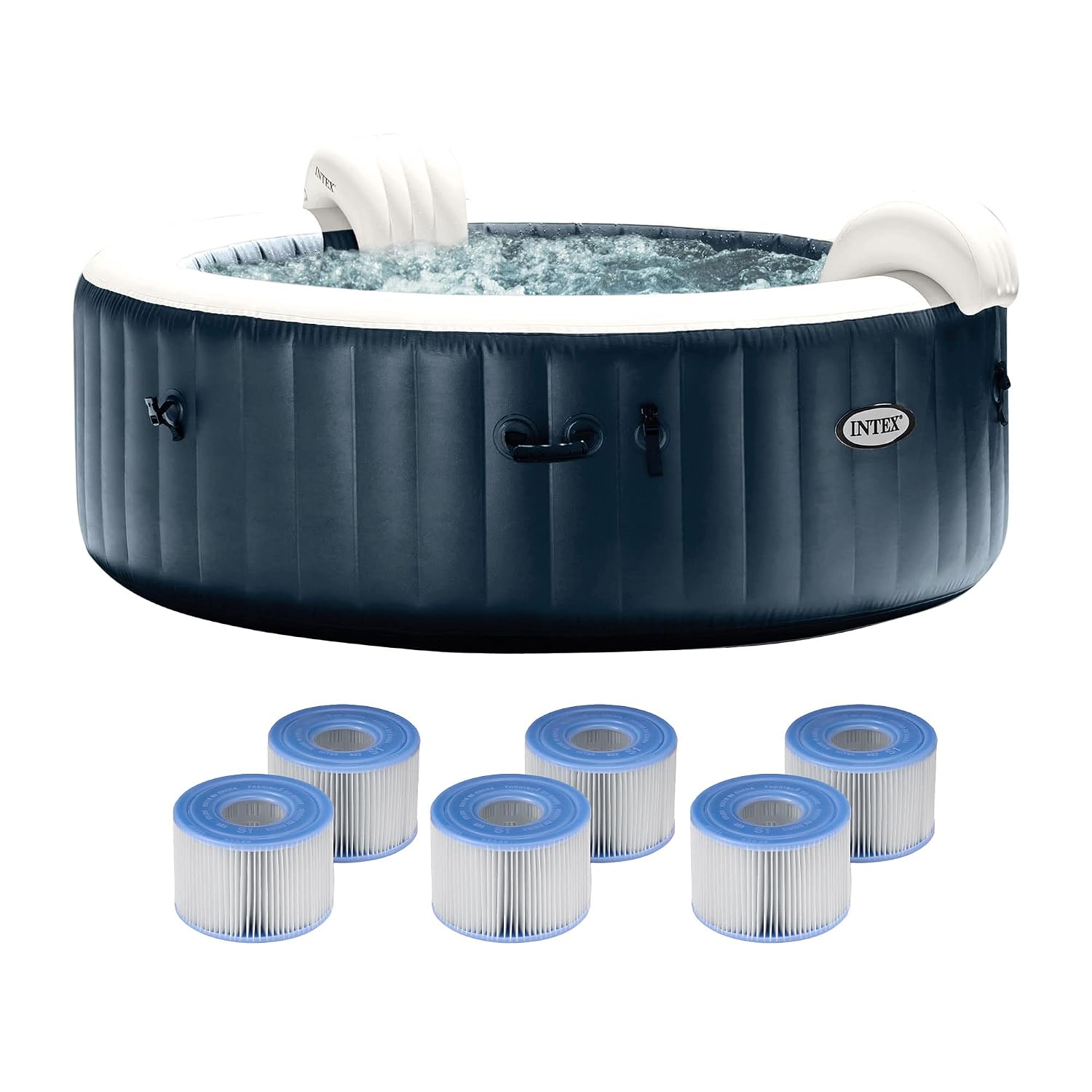 Inflatable Hot Tub - PureSpa Plus 6-местная портативная надувная гидромассажная