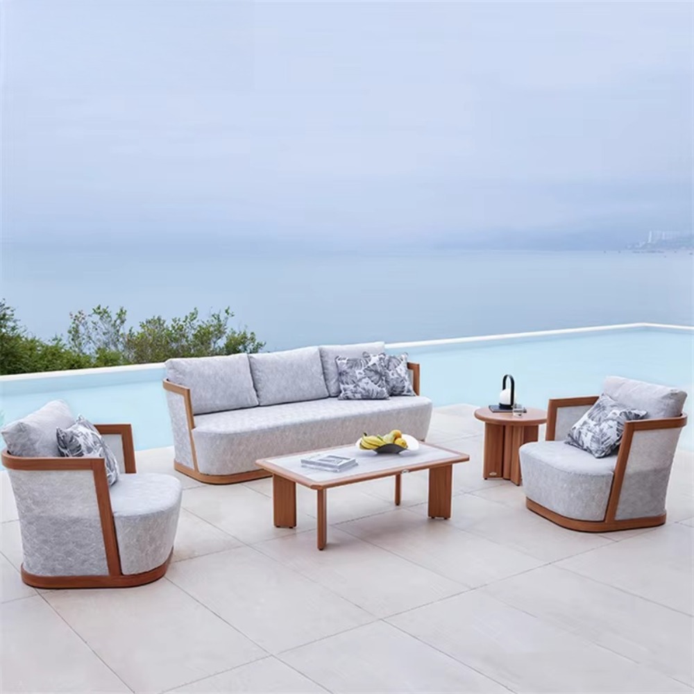 Outdoor Furniture Quality - Современный уличный алюминиевый диван-комплект для сада,