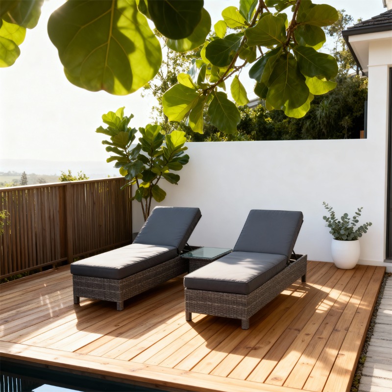 Rattan Lounge Set - Набор плетеных кресел для отдыха на