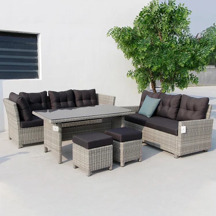 Rattan Lounge Set - Уличный комплект мебели из искусственного ротанга: