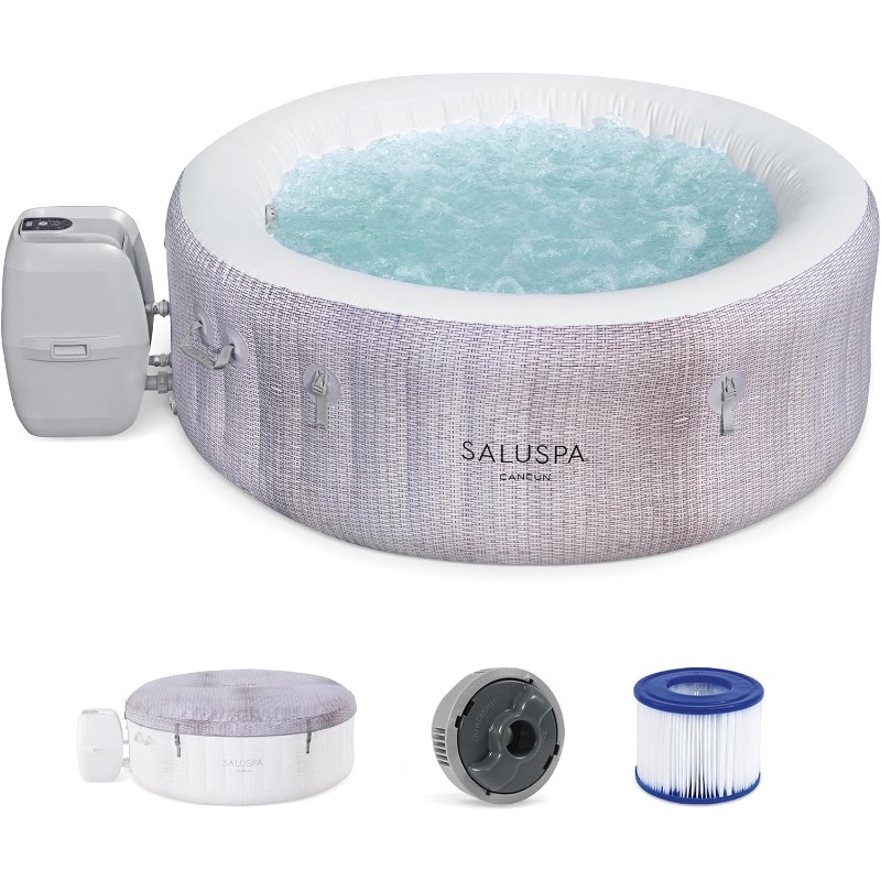 Inflatable Hot Tub - Надувной спа-бассейн Bestway SaluSpa Cancun для