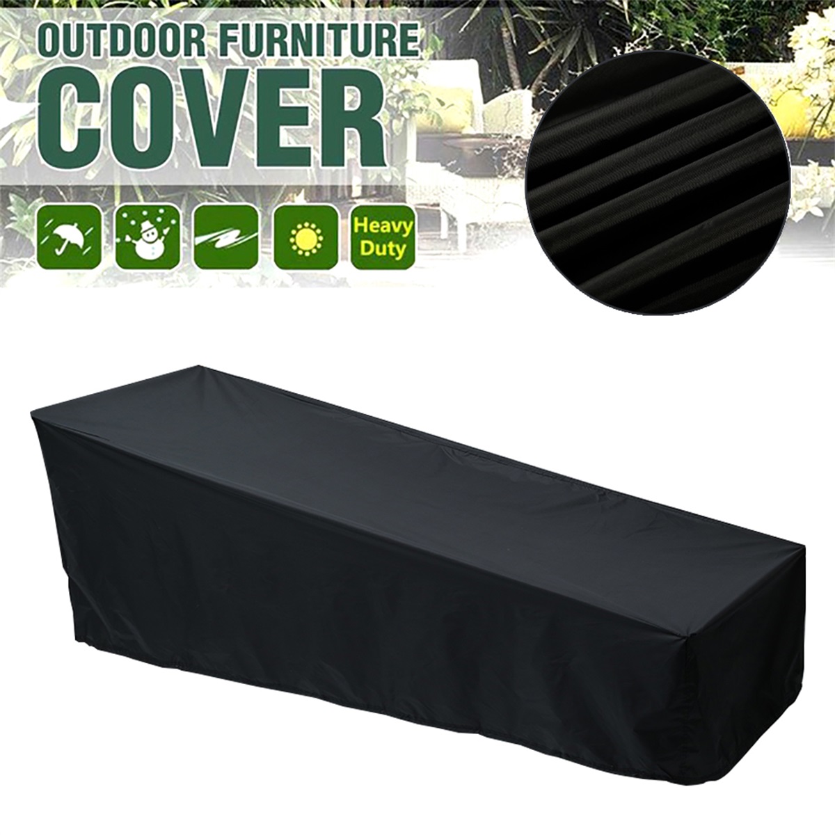Outdoor Furniture Fabric Waterproof - Открытый садовый шезлонг, чехол для шезлонга,