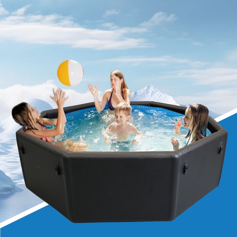 Inflatable Hot Tub - Надувная складная портативная гидромассажная ванна из