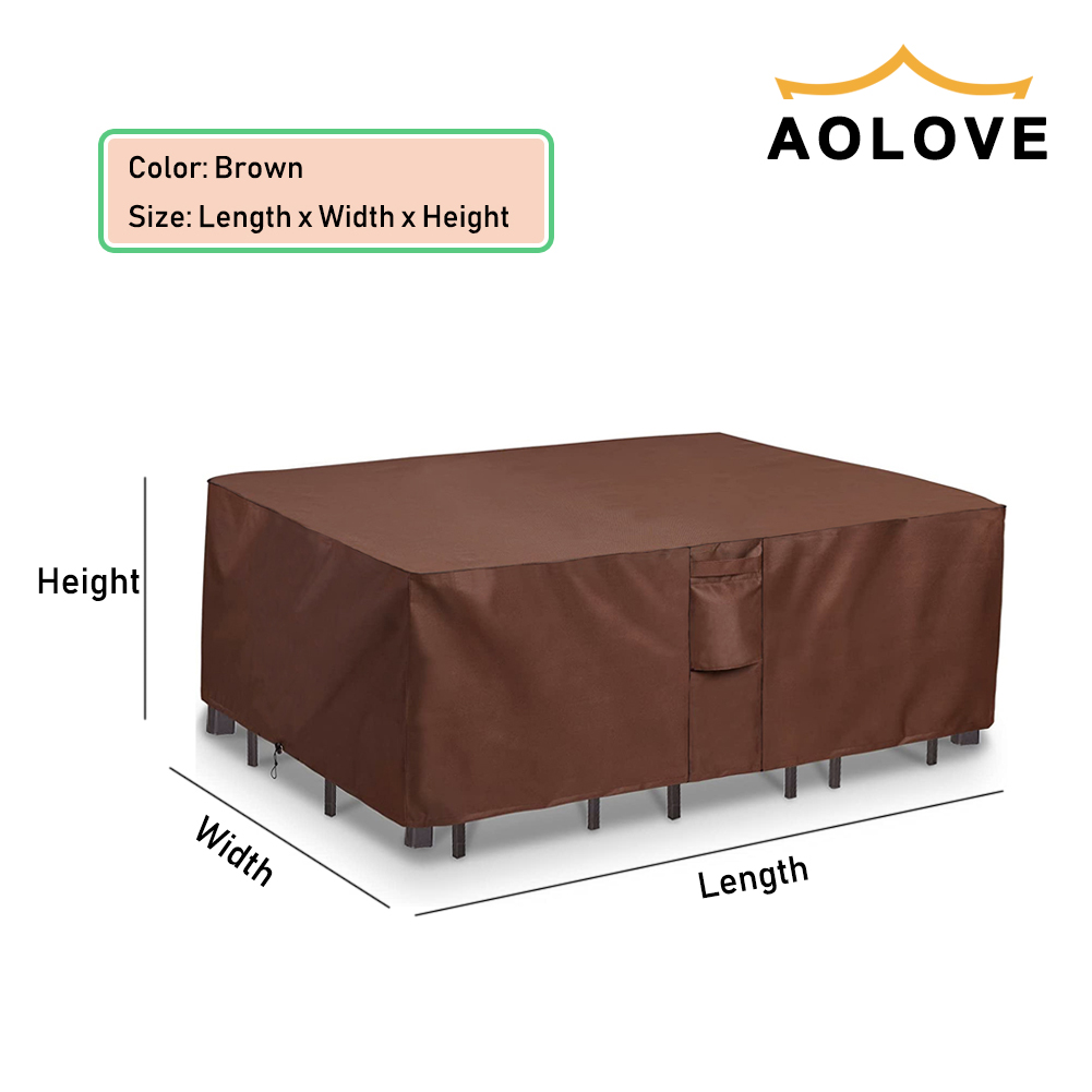 Коричневый 420D HEAVY DUTY ули – обзор и цена Outdoor Furniture Fabric Waterproof