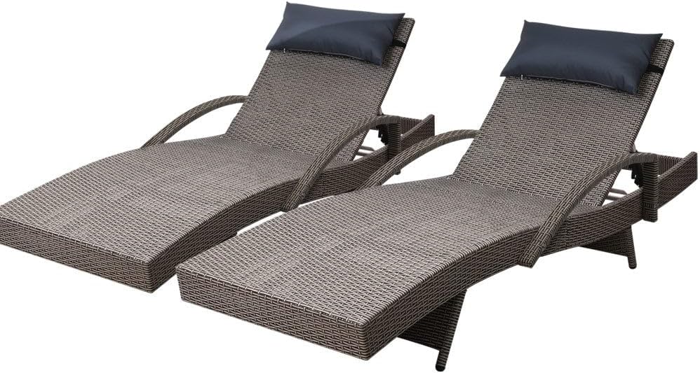 с 4-мя регулируемыми положения – обзор и цена Rattan Lounge Set