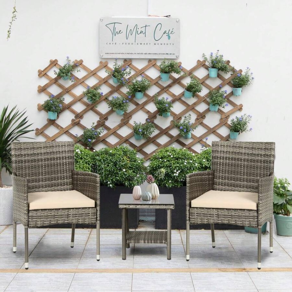 Комплект уличной мебели для па – обзор и цена Rattan Lounge Set