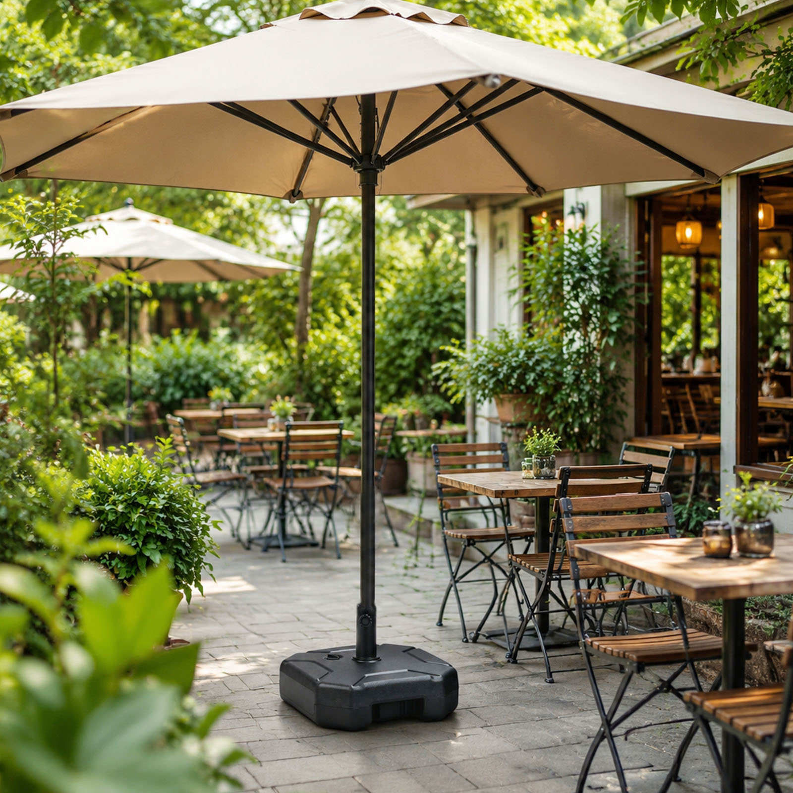 Наполняемая водой/песком утяже – обзор и цена Outdoor Furniture With Umbrella