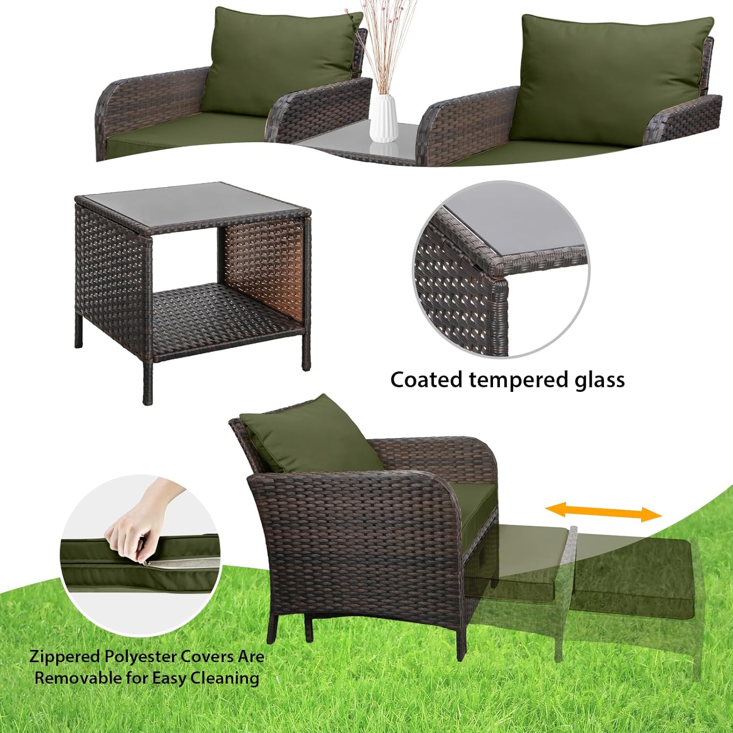 Комплект садовой мебели из 5 п – обзор и цена Rattan Lounge Set