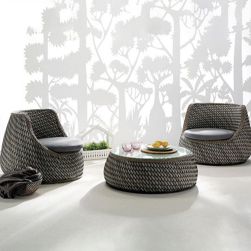 Деревянные наборы садовой мебе – обзор и цена Rattan Lounge Set