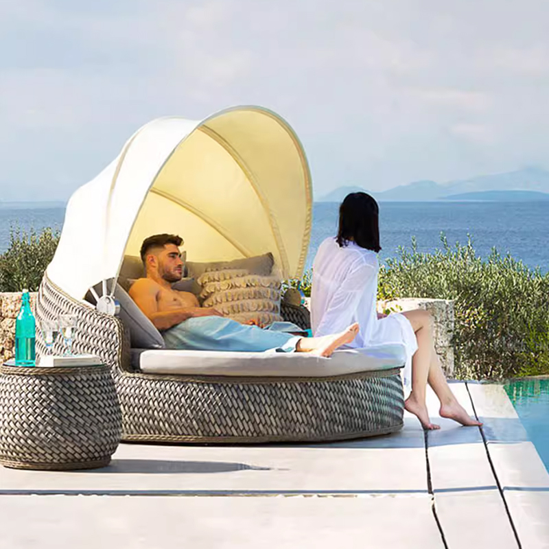 Деревянные наборы садовой мебе – обзор и цена Rattan Lounge Set